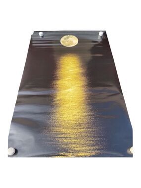 Reflection Full Moon Moonlight over Water Waves Poster 2’x3’